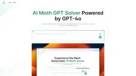 AI Math GPT Solver Online Powered by GPT-4o | Math Bot screenshot